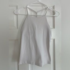 lululemon white racerback tank